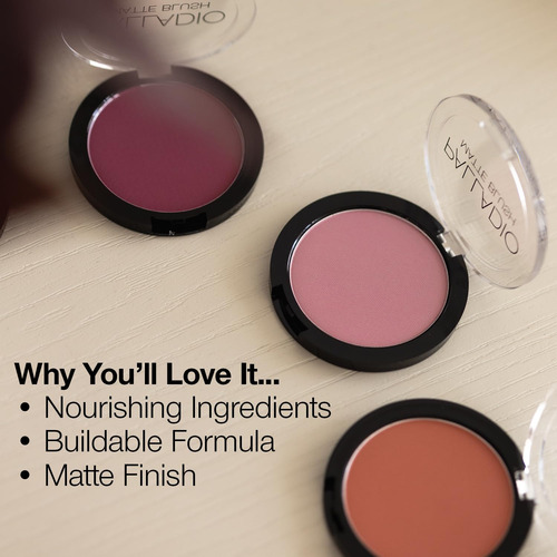 Blush Palladio Matte Bayberry, Aspecto Mate Suave, Libre De