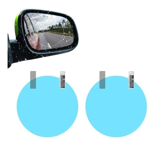 Lamina Par Kit Espejo Retrovisor Anti Lluvia Impermeable