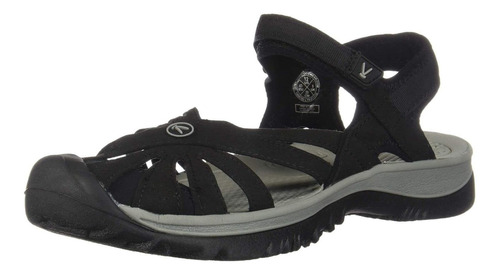 Keen - Sandalias Rose Para Mujer, Negro, 8