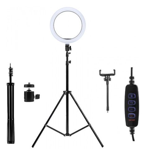 Set Aro Luz Led Studio 32cm, + Tripode Y Regulador Novedad !