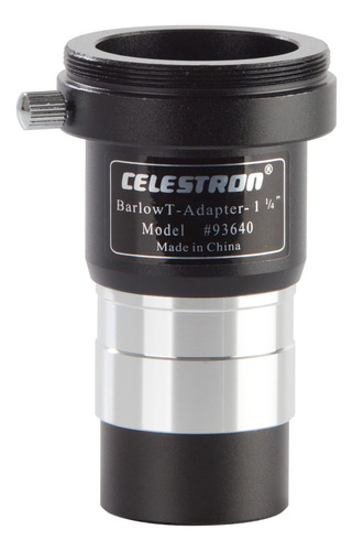 Adaptador T De Telescopio + Lente Barlow 2x Celestron