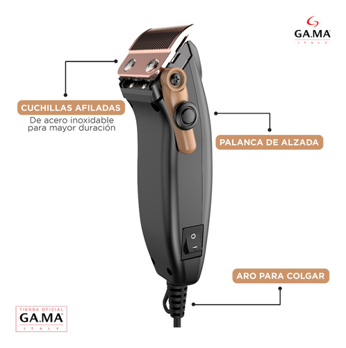 Cortapelo Clipper Gama Profesional Power 8 Salon Exclusive