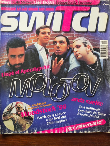 Molotov, Mana, Leonardo De Lozanne Revista Switch Año-1999