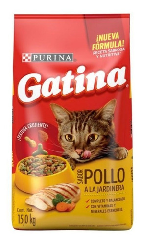 Gatina 15kg alimento Purina para gatos de todas las razas