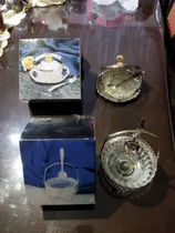 Comprar Bowls Cristal Con Cucharita Para Salsas