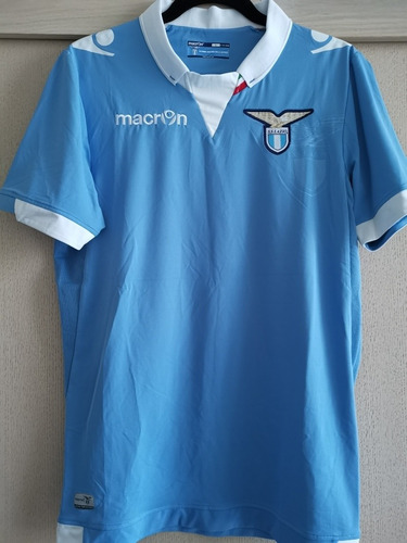 Jersey Ss Lazio 2016 Macron Hombre Profesional Local