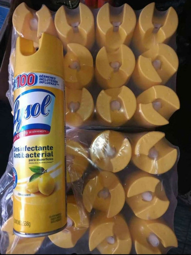 Lysol Spray Caja Con 12 Botes