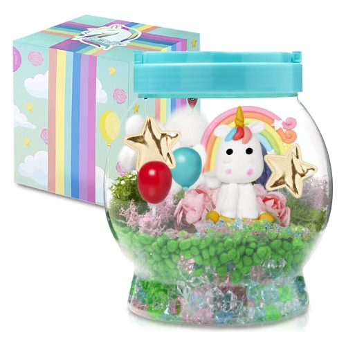 Kit De Terrario Luminoso Lightup Unicornio De Memory Bu...