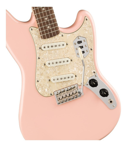 Guitarra eléctrica Squier by Fender Paranormal Cyclone de álamo shell pink brillante con diapasón de laurel indio