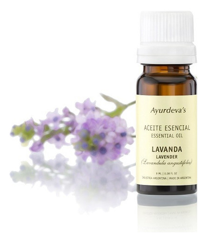 Aceite Esencial De Lavanda Ayurdeva's 100% Puro Y Natural