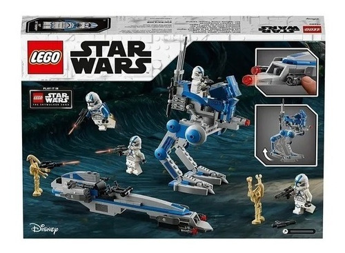 Imagen 4 de 12 de Lego® Star Wars - Soldados Clon De La Legión 501 (75280)