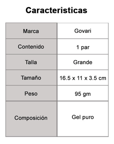 Talonera De Gel Para Espolon Calcaneo Punto Azul(firme)