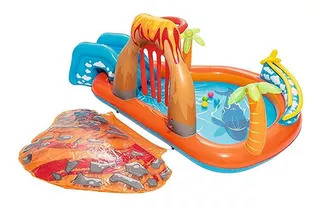 Play Center Inflable Isla De Lava Centro Actividades Bestway