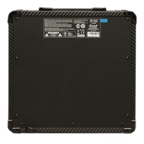 Imagen 3 de 3 de Amplificador Marshall MG Carbon Fibre MG15CFX Transistor para guitarra de 15W color negro 220V