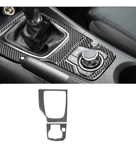 Embellecedor Fibra De Carbono Para Mazda 3 20014 A 2016