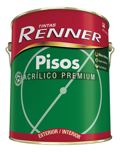 Pintura Para Pisos Acrílica Renner 0.9lt (varios Colores)