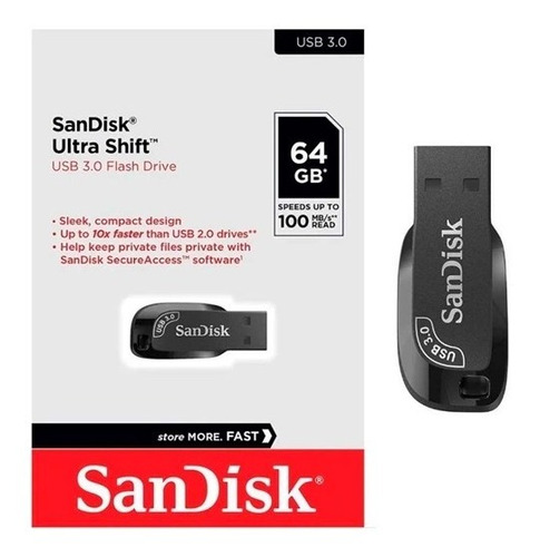 Pendrive 64gb Sandisk 3.0 Original Usb Cz410 Super Rapido