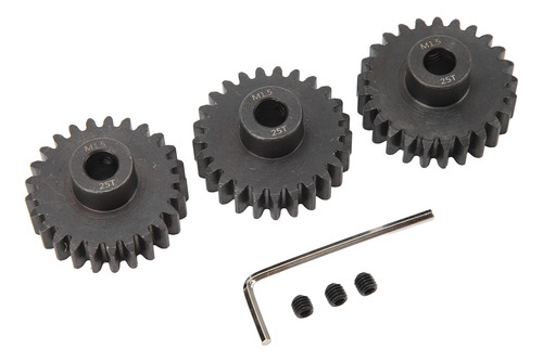 Juego De Engranajes De Piñón, 3 Piezas De Acero, M1.5, 8 Mm,