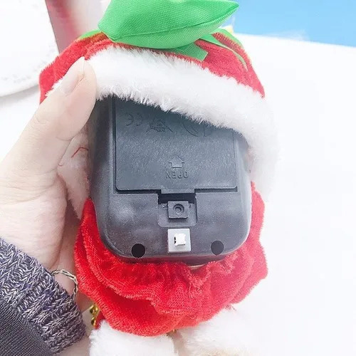 Papá Noel De 3 Piezas Trepando Con Música Y Movimiento
