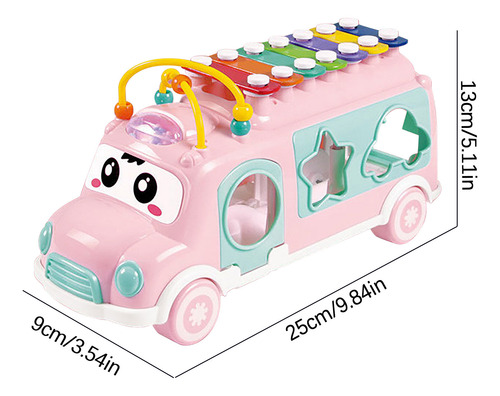 Music Bus Toys Juguete Para Bebés, Juguetes Musicales Ocupad