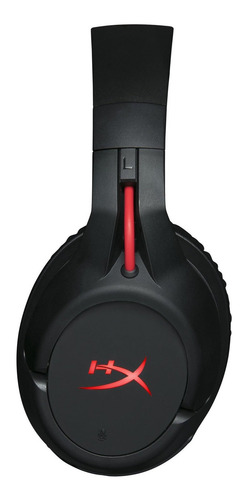 Imagen 4 de 5 de Auriculares gamer inalámbricos HyperX Cloud Flight HX-HSCF negro con luz rojo LED