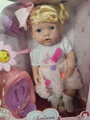 Bebé Goma Juguete Tetero Hace Pee Accesorios Sonid 40cm Apro