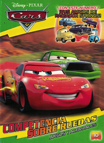 Disney Pixar Cars Competencia Sobre Ruedas Juegos Y Activida, De Disney. Editorial Vértice, Tapa Blanda