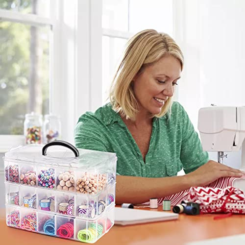 Caja De Almacenamiento Apilable De 3 Niveles De Foraineam Co