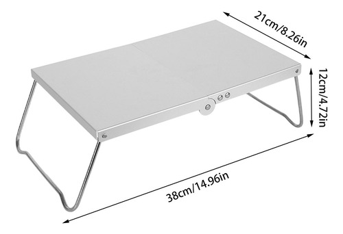 Mesa Auxiliar Portátil Para Mesa Portátil Para Acamp
