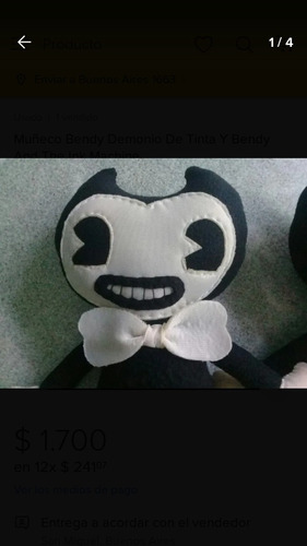 Muñeco Bendy And The Ink Machine 