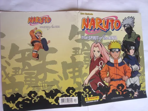 ALBUM FIGURINHAS NARUTO TRUE SPIRIT OF THE NINJA - COMP