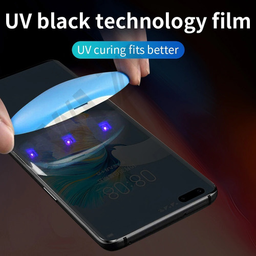Imagem 4 de 8 de Pelicula Huawei P40 Pro 6.4 Curva Uv + Pelicula De Camera