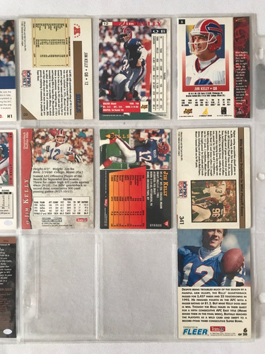25 Cards De Jim Kelly Buffalo Bills Tarjetas E Inserts Nfl (Usado)