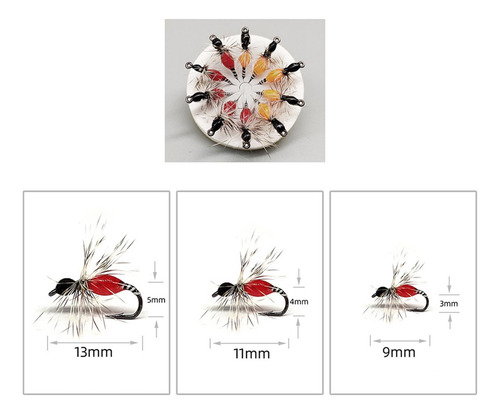 2 Señuelos De Pesca Con Mosca, Cebos Artificiales Duraderos