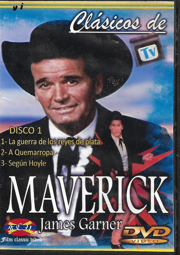 Dvd - Maverick - Clasico De Tv Disco1 -3 Episodios- S/ Uso