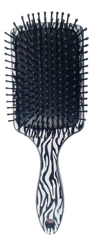 Cepillo Para Pelo Neumático Animal Print Jessamy C450 Color Negro