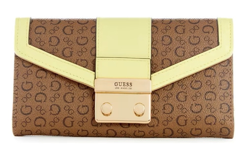 Billetera Guess Original Kimball Cocoa Multi