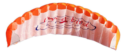 Paracaídas acrobáticas de doble línea grande de 1,4 m F, color naranja