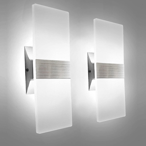 Juego De Dos Apliques De Pared Modernos Kicaao, Pared Led De