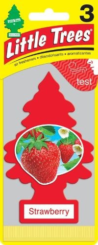 Pino Aromatico Little Trees 3 Pack Strawberry 8 Unidades