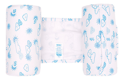 Almohada Bm Bebé Antiahogo Azul Ficcus By Baby Mink