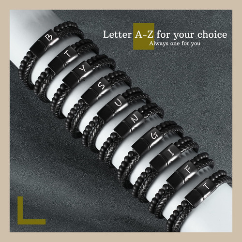 Pulsera De Cuero Para Hombre Ideas De Regalo Para Niño Adole
