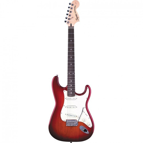  Squier Guitarra Eléctrica Stratocaster Standard Cherry Sunb