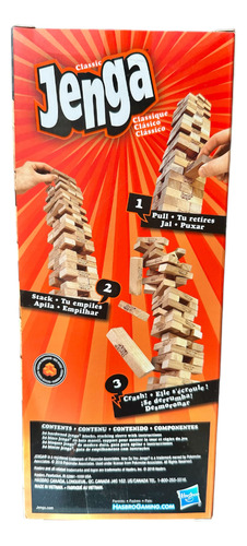 Jenga Clásico 54 Pcz Hasbro 508a