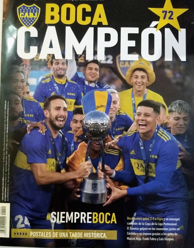 Reviposter Boca Campeon  Copa De La Liga Profesional 2022