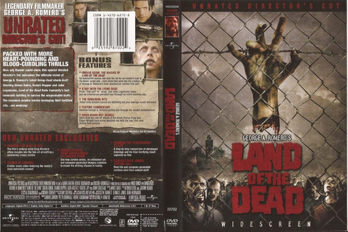 George A. Romero's Land Of The Dead Dvd Terror Zombis