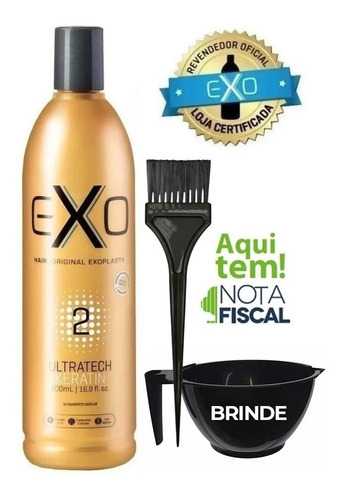 Imagem 1 de 10 de Exo Hair Alisamento Exoplastia Capilar 500ml **só Passo 2**