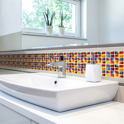 Pt Compatible Pegatinas Autoadhesivas Para Azulejos De