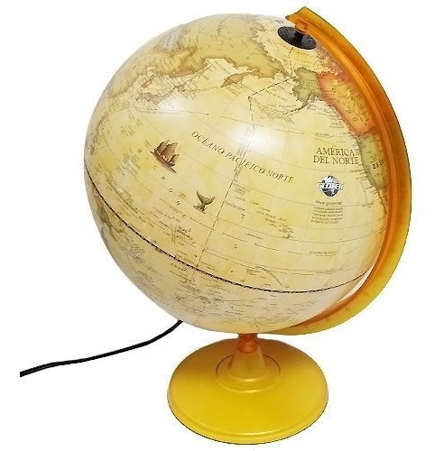 Globo Terraqueo Gloter Antiguo C/luz 307awl 30c Milouhobbies