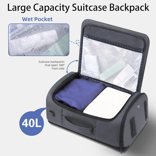 Mochila Impermeable De Viaje 40l Para Computadora